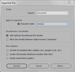 Hyperlink Pro UI Screenshot